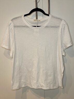 Marine Layer White Short Sleeve Crew Tee